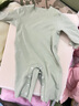 Aengbay昂贝 德绒连体衣冬婴儿套头哈衣保暖睡衣打底内衣宝宝衣服秋冬 绿色 66cm 实拍图