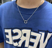 银千惠925银项链男士莫比乌斯环吊坠男生潮流纪念情人节生日礼物送男友 项链男款+七仓配送/当次日达 时尚潮流嘻哈/精美礼盒送老公/配首饰证书 实拍图