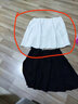 真维斯女童百褶裙学院风儿童裙子夏季女孩中大童格子短裙可爱jk裙 白 160 实拍图