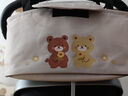 爱贝迪拉婴儿推车挂包收纳包遛娃神器置物袋婴儿推车通用配件挂钩收纳挂包 友谊小熊【简约翻盖款】 实拍图