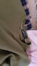 吉普（JEEP）卫衣男春秋季韩版宽松男士卫衣圆领长袖t恤打底衫男装 军绿 XL  晒单实拍图