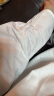 三彩2024春季新款设计感纯色T恤圆领拼接长袖上衣宽松简约女 云朵白 170/92A/XL 晒单实拍图