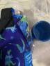 象印（ZO JIRUSHI）儿童保温保冷杯真空不锈钢双盖运动水杯壶SP-JB06恐龙蓝620ml 实拍图