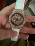 马克华菲（FAIRWHALE）手表女士女生款时来运转学生腕表防水镶钻国表生日礼物送女友 实拍图