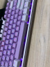 本手《鲸语星愿》主题机械键盘有线电竞游戏键盘鼠标套装台式电脑笔记本打字办公女生发光吃鸡键鼠套装 《鲸语星愿》白紫【彩光】青轴 机械键盘104键 实拍图