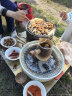 尚烤佳（Suncojia）围炉煮茶炉 烧烤炉 烧烤架 家用木炭烤肉炉 碳烤炉 烤肉架 实拍图
