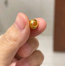 金小貅黄金转运珠足金999大金珠8mm顶珠散珠手串diy金珠子豆豆金送礼 1.15g,大金珠【多退少补】 实拍图