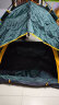 狼行者3-4人户外全自动帐篷 户外防水野营帐篷休闲帐篷 墨绿色 实拍图