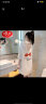 浪莎（LangSha）2023新款年网新年红睡裙女夏季冰丝薄款卡通风白衬衫中长款夏天睡 139睡裙(配腰带)款 160(M) 晒单实拍图