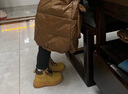 英贝米尼宝宝雪地靴马丁靴儿童靴子软底男童小黄靴春秋季小童短靴女童新款 驼色【秋冬加绒保暖款】 24 码内长15.5CM适合脚长约15.0CM 实拍图