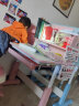 Hello Kitty【送货到家】儿童学习桌中小学生书桌椅可升降写字桌椅套装男女孩 0.8米加粗加厚+扶手+抑菌椅 粉 实拍图