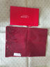 达芬奇密码100%羊毛围巾男女士红色秋冬款围脖本命年礼物披肩 酒红 实拍图