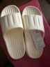 洁丽雅折叠旅行拖鞋女夏便携式浴室洗澡防滑游泳酒店出差一次性凉拖鞋男 粉色 【1.0 经典款｜店长力荐】 39 -41(标准码) 实拍图