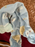 尼多熊儿童袜子婴儿长筒袜夏季网眼宝宝新生儿过膝袜透气棉袜防蚊袜 实拍图