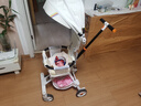 鑫思童遛娃神器宝宝推车轻便一键收车折叠1-3-6岁大童用婴儿车儿童溜娃 白色棚+一键折叠+轻松收纳 便携式1-6岁旅游用推车 实拍图