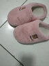 安尚芬棉拖鞋女士秋冬季新款室内家居月子鞋厚底防滑保暖加绒棉鞋 粉色【卡通熊】 36-37 适合35-36 实拍图