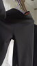 蜜桃杯加长款高个子鲨鱼裤女外穿2024新款秋冬超长加绒加厚高腰打底 加长版加厚绒450g 黑165-180） 1条 XL 125-140斤 实拍图