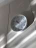 天王星挂钟客厅卧室石英钟现代简约创意钟表免打孔时尚个性3D立体时钟圆形挂表Q8721-1白边白面26厘米 实拍图