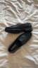 沙驰（SATCHI）男鞋夏季透气2024新款百搭牛皮正装商务一脚蹬男士皮鞋商场同款 黑色（402343285Z） 39 晒单实拍图