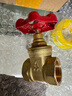 埃美柯 铜闸阀Z15W-16T黄铜加厚自来水总阀开关阀风机阀门暖通闸板阀169 DN20=3/4=6分加厚款 实拍图