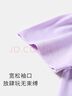 Classic Teddy精典泰迪童装女童短袖连衣裙儿童polo裙宝宝时尚公主裙 紫色  100 实拍图