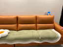 顾家家居（KUKA ）科技布沙发 双层扶手靠背意式小户型客厅3016＆2175 旭日橙（3016）四人位 实拍图