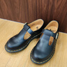 马丁（DR.MARTENS）Polley夏舒适百搭通勤T字光面皮浅口皮鞋玛丽珍鞋 黑色 37 实拍图