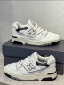 NEW BALANCE  NB550官方板鞋男鞋女鞋复古低帮百搭米色/黑色休闲运动鞋 米色/黑色 BB550LWT 37 (脚长22.5cm) 实拍图