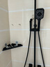 箭牌（ARROW）恒温花洒全套大顶喷洗浴洗澡淋浴喷头升降式多功能喷枪莲蓬头套装 雅黑平板恒温花洒34126HMB 实拍图