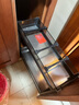浅居调味拉篮厨房橱柜抽屉式调料拉篮窄柜极窄小尺寸抽拉式置物架收纳 43深【耀夜黑水晶】2层150柜底轨 实拍图