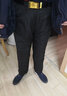 雅鹿男装羽绒裤男士羽绒裤冬季外穿保暖裤男中老年高腰可拆卸羽绒棉裤男裤 1382黑色 L (适合2尺3-2尺5腰围) 实拍图