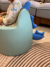 lamami 儿童沙发宝宝婴儿卡通高弹海绵皮艺女孩公主座椅学坐椅lamomi701 恐小蓝（推荐1-3岁） 海绵 49cm 实拍图