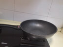 Kitchenart 【韩国进口】麦饭石不粘锅 石锅炒锅 无油烟电磁炉通用炒菜锅具 电磁炉明火两用炒锅+防溢盖 30cm 实拍图