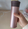 膳魔师（THERMOS）不锈钢保温杯男女泡茶杯车载便携水杯团购定制刻字生日礼物TCMA 浅银红色 550ml 实拍图