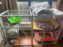 憨憨宠 猫笼 大号方管猫笼子家用带厕所猫屋猫舍猫别墅繁殖笼幼猫成猫笼 白色 双层双列124*48*80cm 实拍图