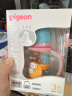 贝亲（Pigeon）双把手PPSU奶瓶 第3代奶瓶 240ml-树懒宝宝 M号 3个月以上 AA219  实拍图