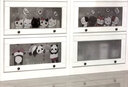 彩语（chocolor） 三餐四季玻璃贴纸厨房餐厅推拉移门橱窗装饰卡通动物静电无胶贴 无胶静电贴E款 小号 实拍图