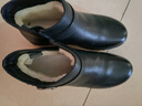 红蜻蜓冬款保暖防滑皮鞋妈妈棉靴加绒短靴中老年棉鞋 WTC42927黑色40 实拍图