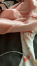 HOUQIYE重磅纯棉短袖男夏季潮牌百搭美式宽松短袖t恤男青少年半袖体恤衫 粉红色 L 【建议110-130斤优先发货】 实拍图