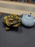 茶宠金蟾变色可养摆件高档金蝉蟾蜍招财茶具配件三足金蟾高端送礼 大号金蟾 实拍图