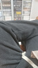 大嘴猴（paul frank）休闲裤男士秋冬季潮流直筒裤子男麦穗纹宽松长裤男裤 深灰色 M 实拍图