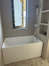 浪鲸（SSWW）卫浴一体成型独立式小户型浴缸家用成人亚克力深泡方形泡澡浴池缸 1.3米独立式浴缸 晒单实拍图
