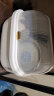 贝瑟斯 沥水碗柜 餐具带盖防尘碗碟沥水架置地式沥水架 【大号】白色 实拍图