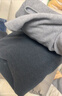 无印良品（MUJI）男式 抓绒 无领开衫 男士长袖外套秋冬款保暖 男装 AB1MYA4A 炭灰色 S (165/84A) 实拍图