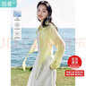 茵曼（INMAN）夏季百搭防晒透气清新衬衫女小个子短款气质高档上衣 鹅黄色 XL  实拍图