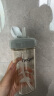 HEGEN婴儿吸管奶瓶9个月以上宝宝多功能水杯 330ml吸管杯（灰色） 晒单实拍图
