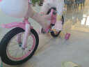 永久（FOREVER）儿童自行车小孩6-10岁男女款宝宝车公主款脚踏单车童车14寸公主粉 晒单实拍图