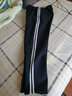 BZDR 夏季棉校服裤子高中学生两条杠藏蓝色薄款运动双杠白边初中校裤 藏蓝二杠（冬季加绒棉）加绒 2XL (175) 130-145斤左右 实拍图