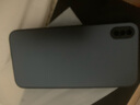 新爵 苹果x手机壳磨砂玻璃iphone xs max xr抗指纹镜头全包硅胶防摔超薄轻薄直角边 苹果xsmax【石墨黑】磨砂玻璃 实拍图