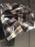 Jeep男女围脖套秋冬防风骑行户外套头两用多功能保暖时尚格子围巾防寒 斜条纹暗蓝 均码 实拍图